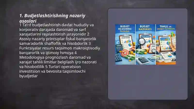 Budjetlashtirish va budjet nazorati 3