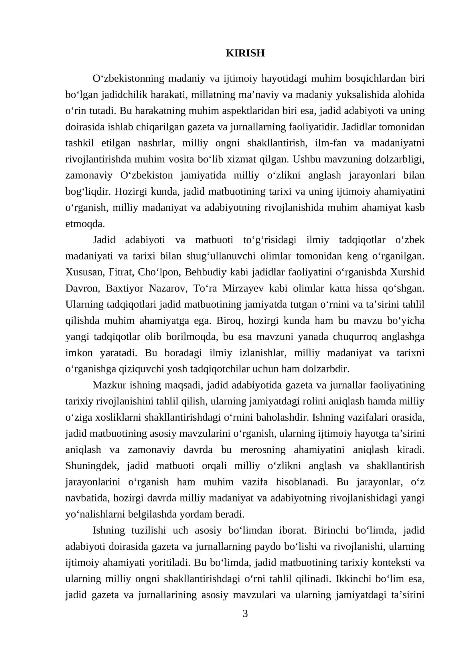 Jadid adabiyotida gazeta va jurnallar faoliyati 3