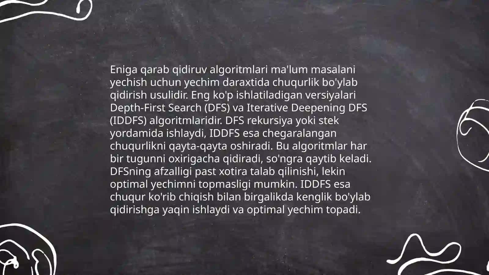 Eniga qarab qidiruv (Dreadth first search, BFS) algoritmi 3