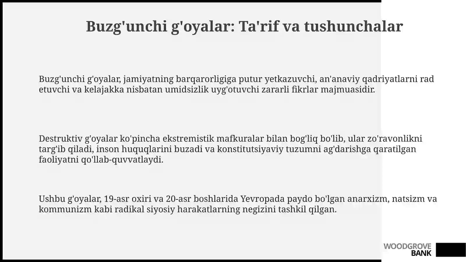 Buzg'unchig'oyalar 3