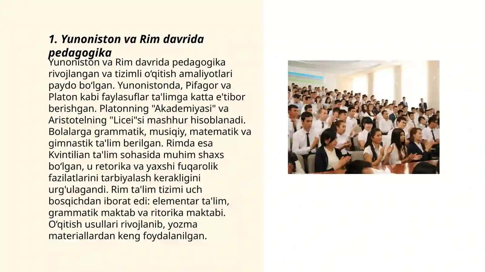 Jahon pedagogika nazariyasi va tarixi 3