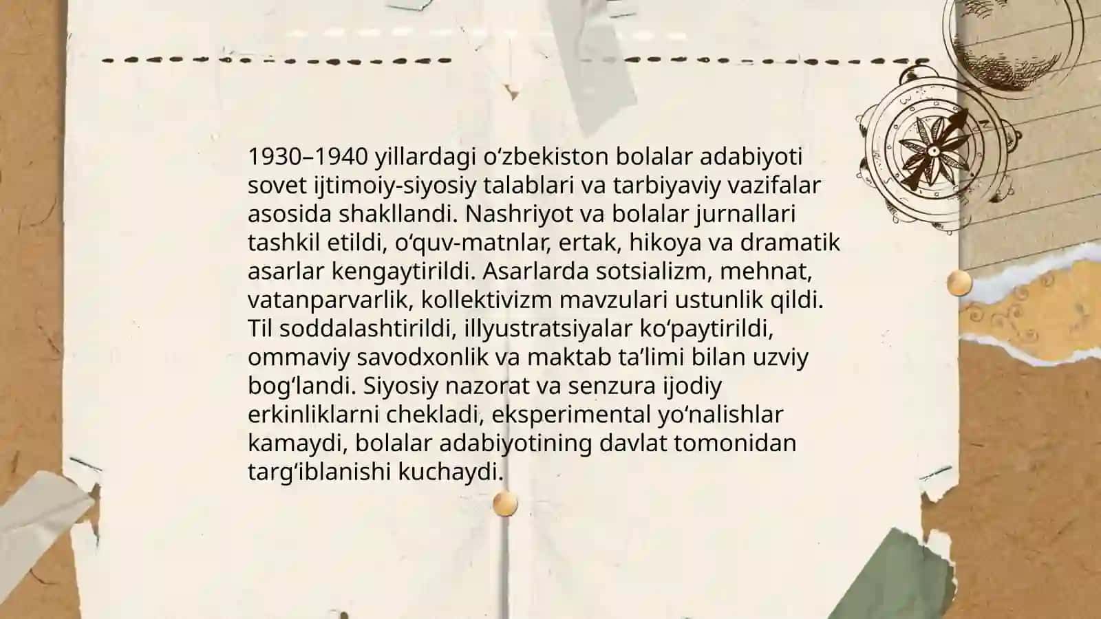 O'zbek bolalar adabiyoti 3