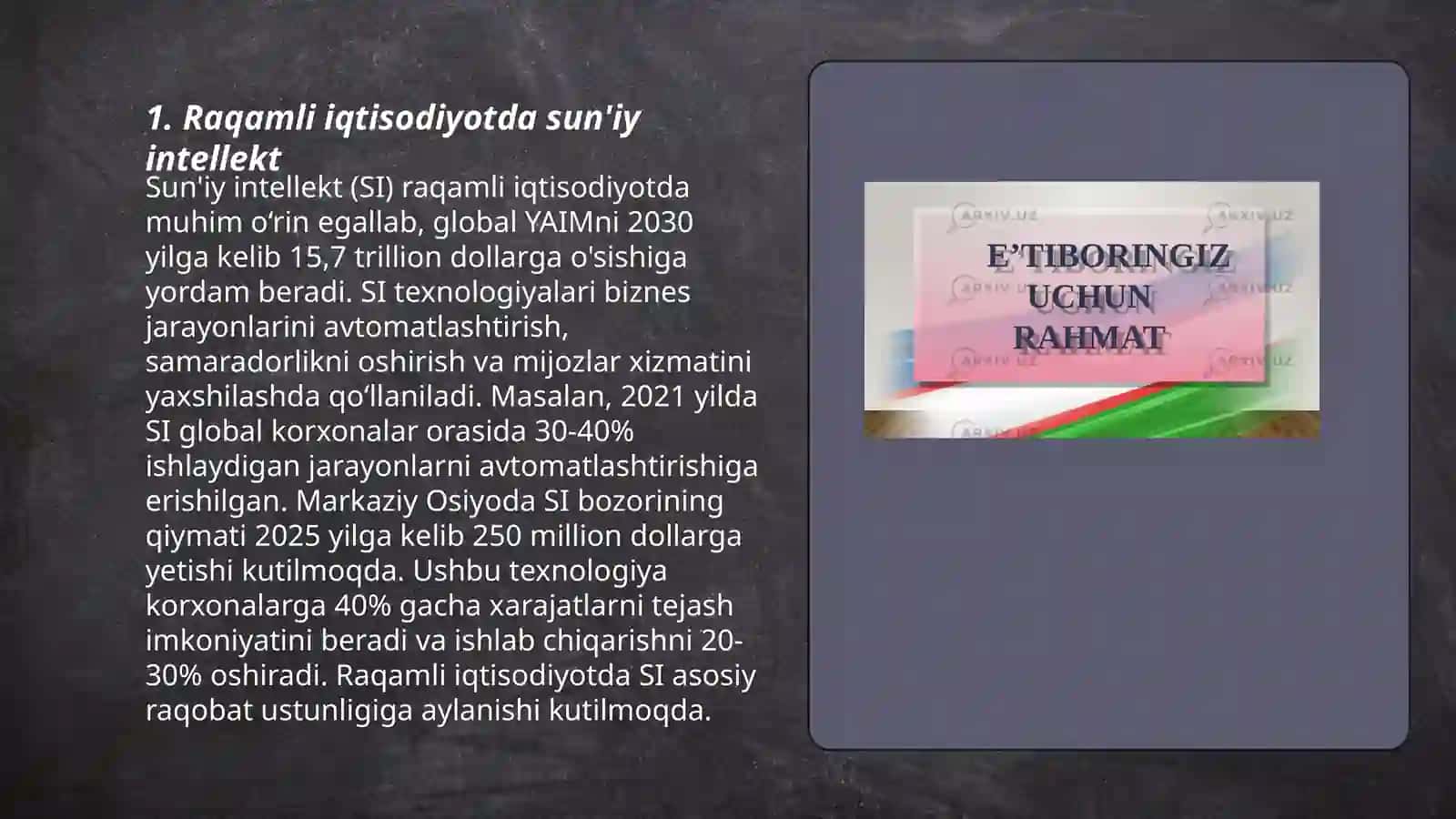 Raqamli iqtisodiyotda kognitiv texnalogiyalar 3