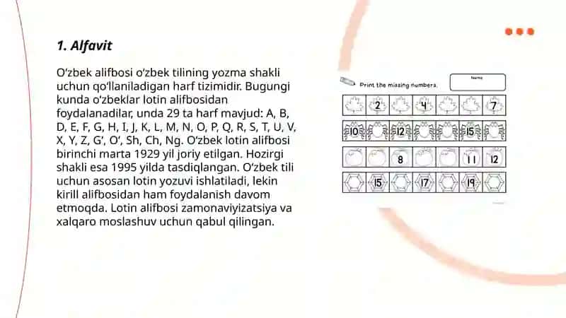 Koreys tili noldan òrganissh uchun birinchi Dars 3