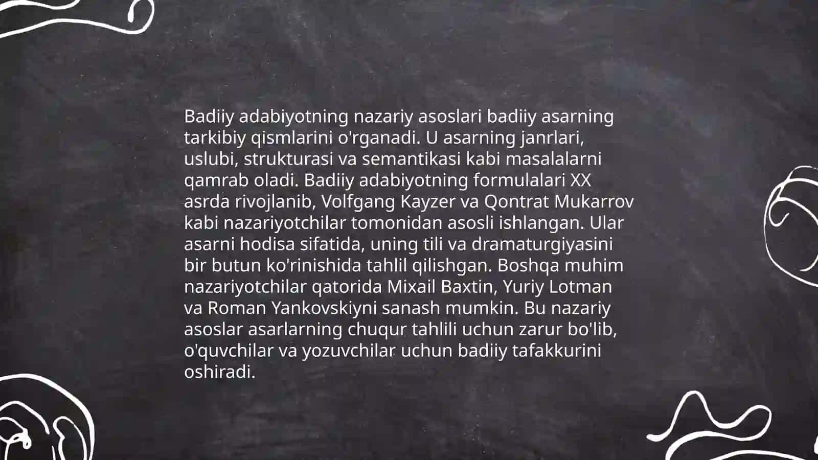Badiiy adabiyotning nazariy asoslari 3