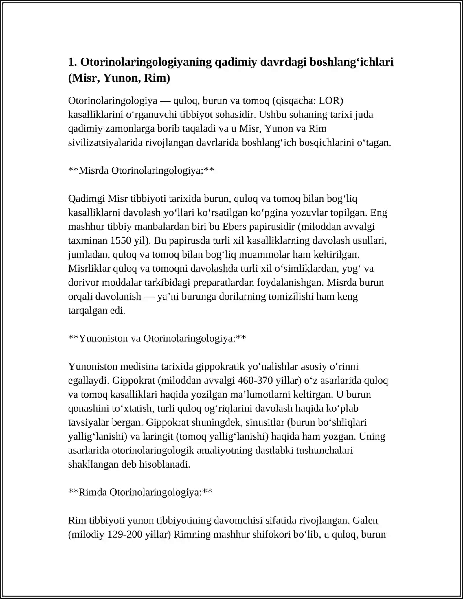 OTORINOLARINGOLOGIYANING RIVOJLANISH TARIXI 3
