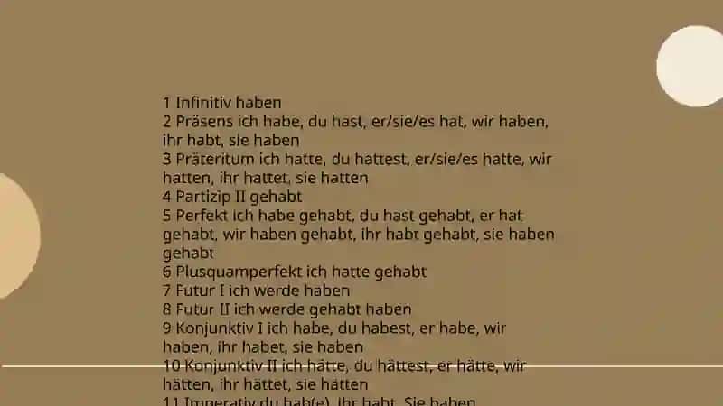 Gramm Hilfsverben Haben Sein, Werden 3
