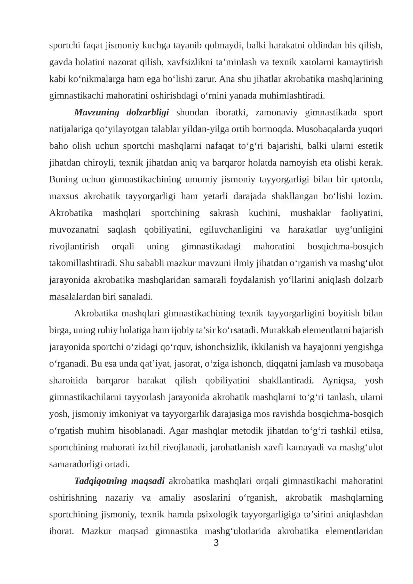 AKROBATIKA MASHQLARI ORQALI GIMNASIKACHI MAXORATINI OSHIRISH 3