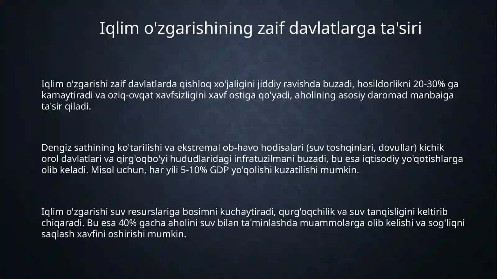 Iqlim oʻzgarishi kimga qimmatga tushyapti 3