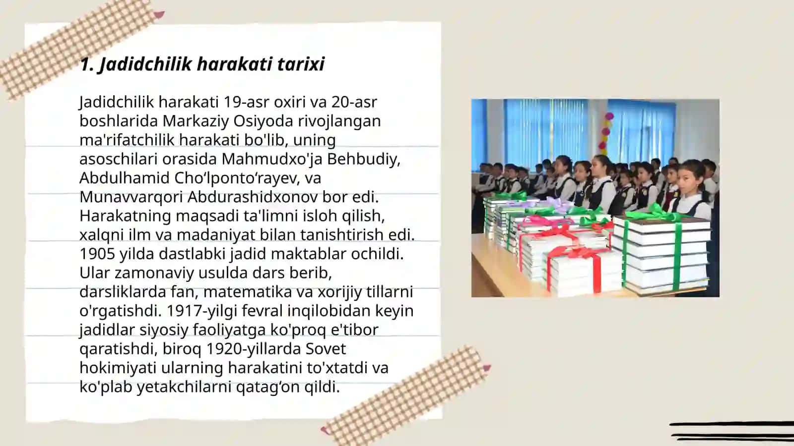 Jadidchilik harakati tarixi 3