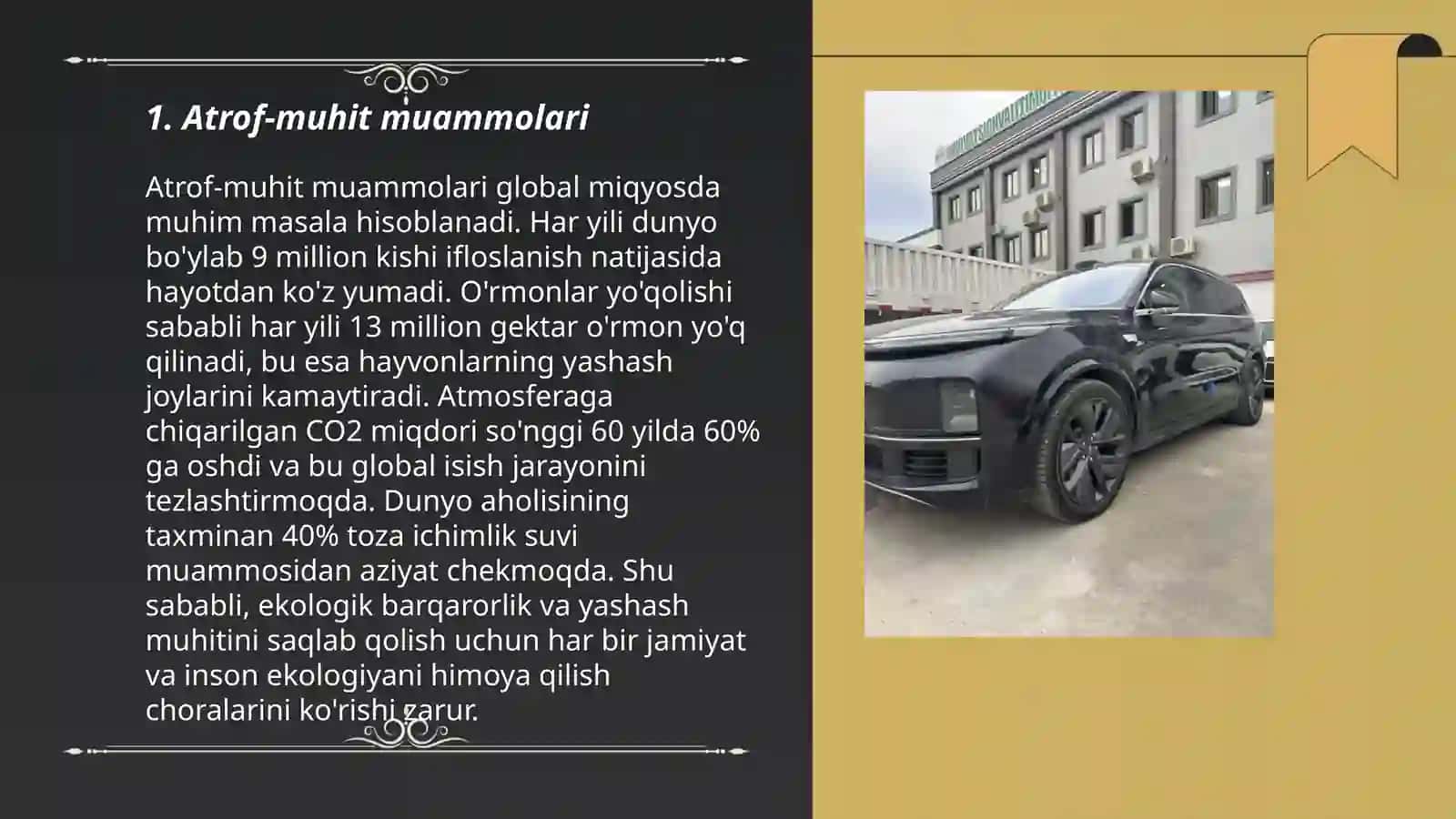 Atrof-muhit muammolari 3