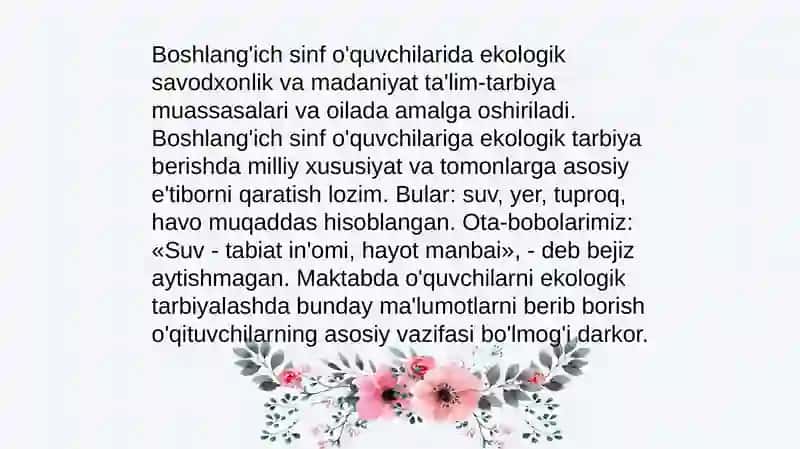 Ekologik ta'lim-tarbiya 3