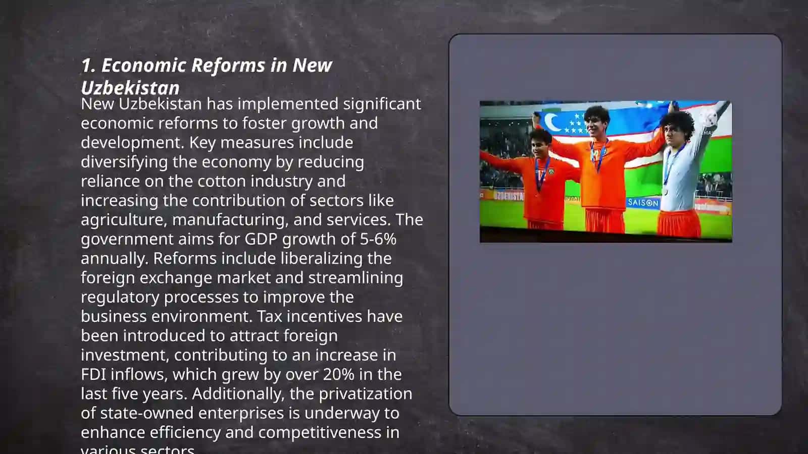 Economic Reforms in New Uzbekistan 3
