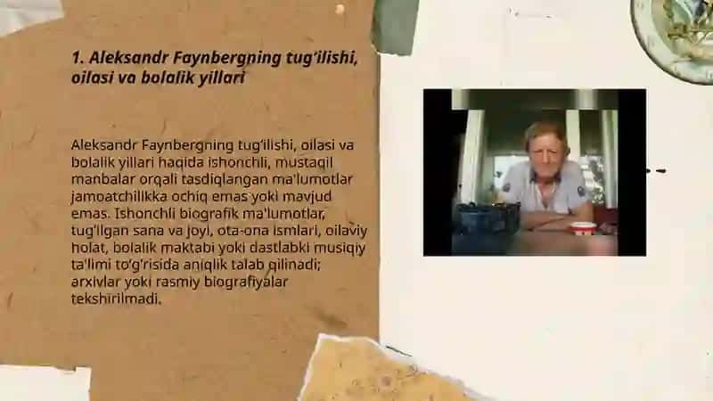 Aleksandr Faynberg hayoti va ijodi 3