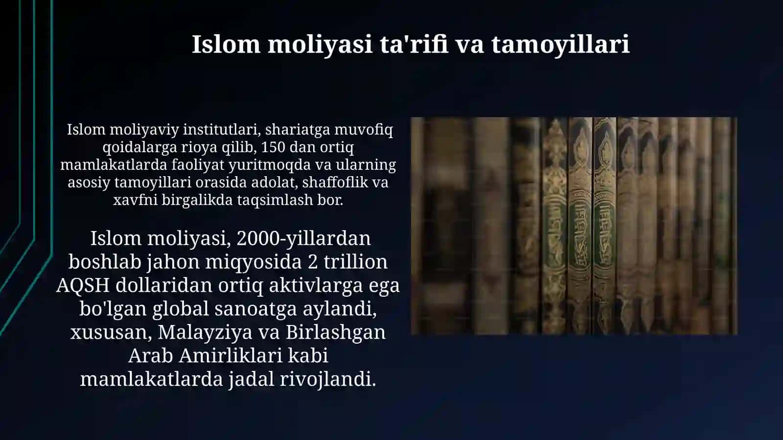 Islom moliyasi va uning rivojlanish tarixi 3