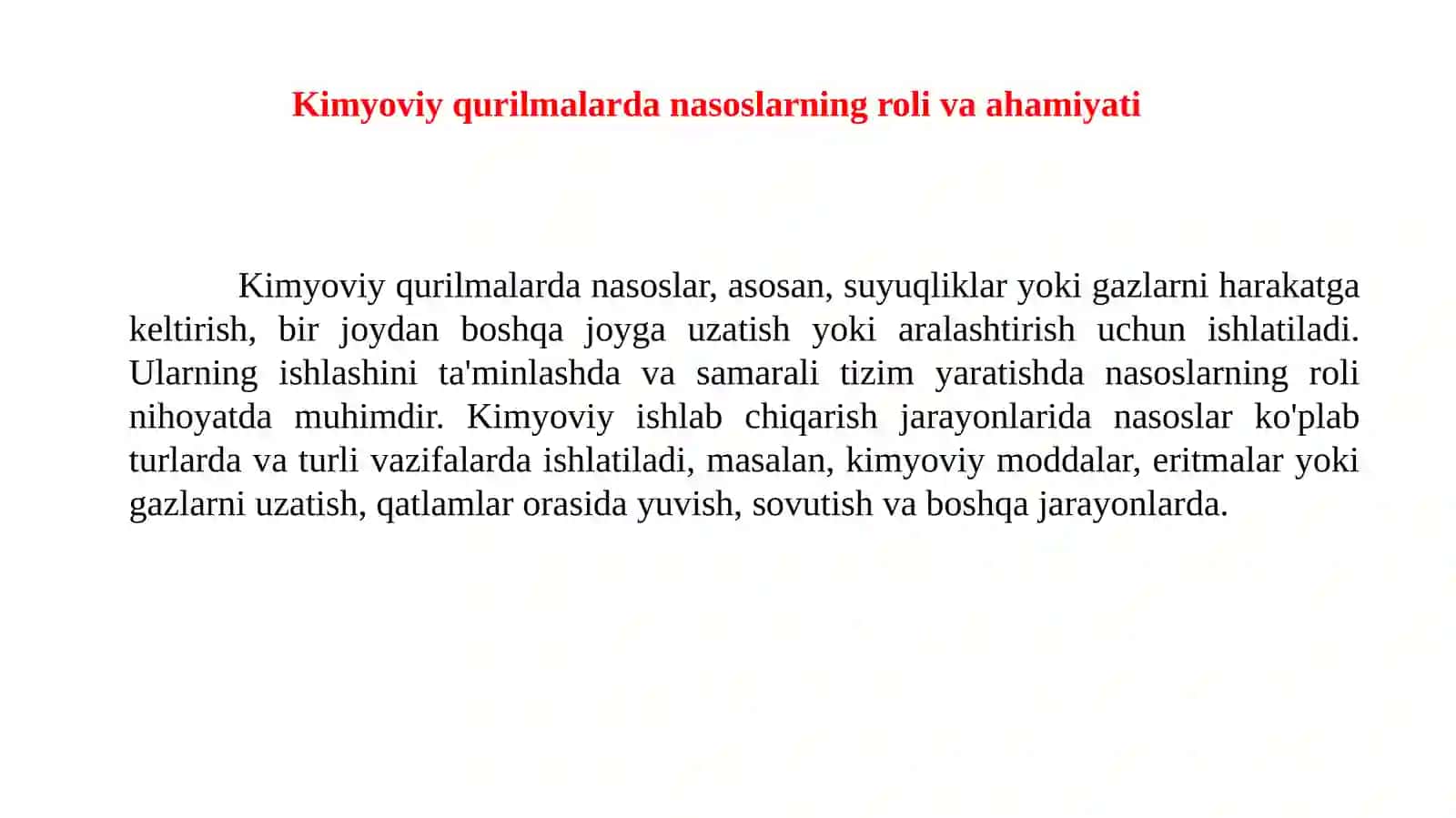 Kimyoviy qurilmalar ganasostanlash 3