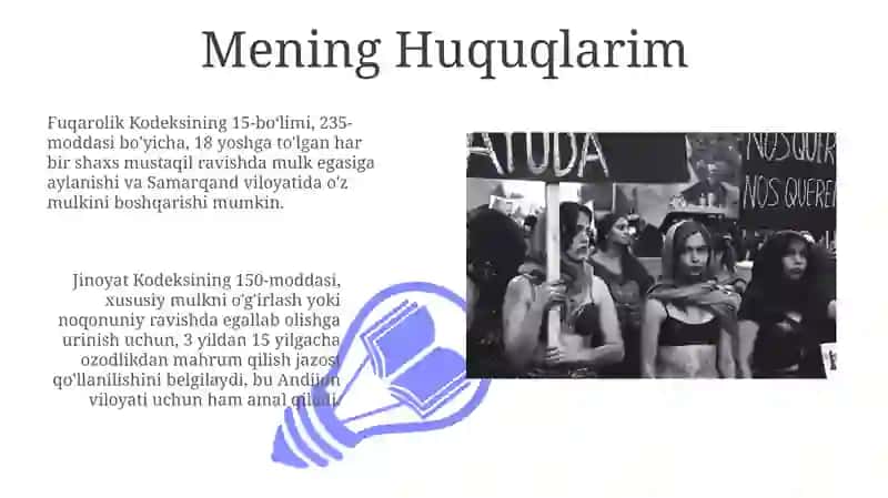 Mening Huquqlarim 3