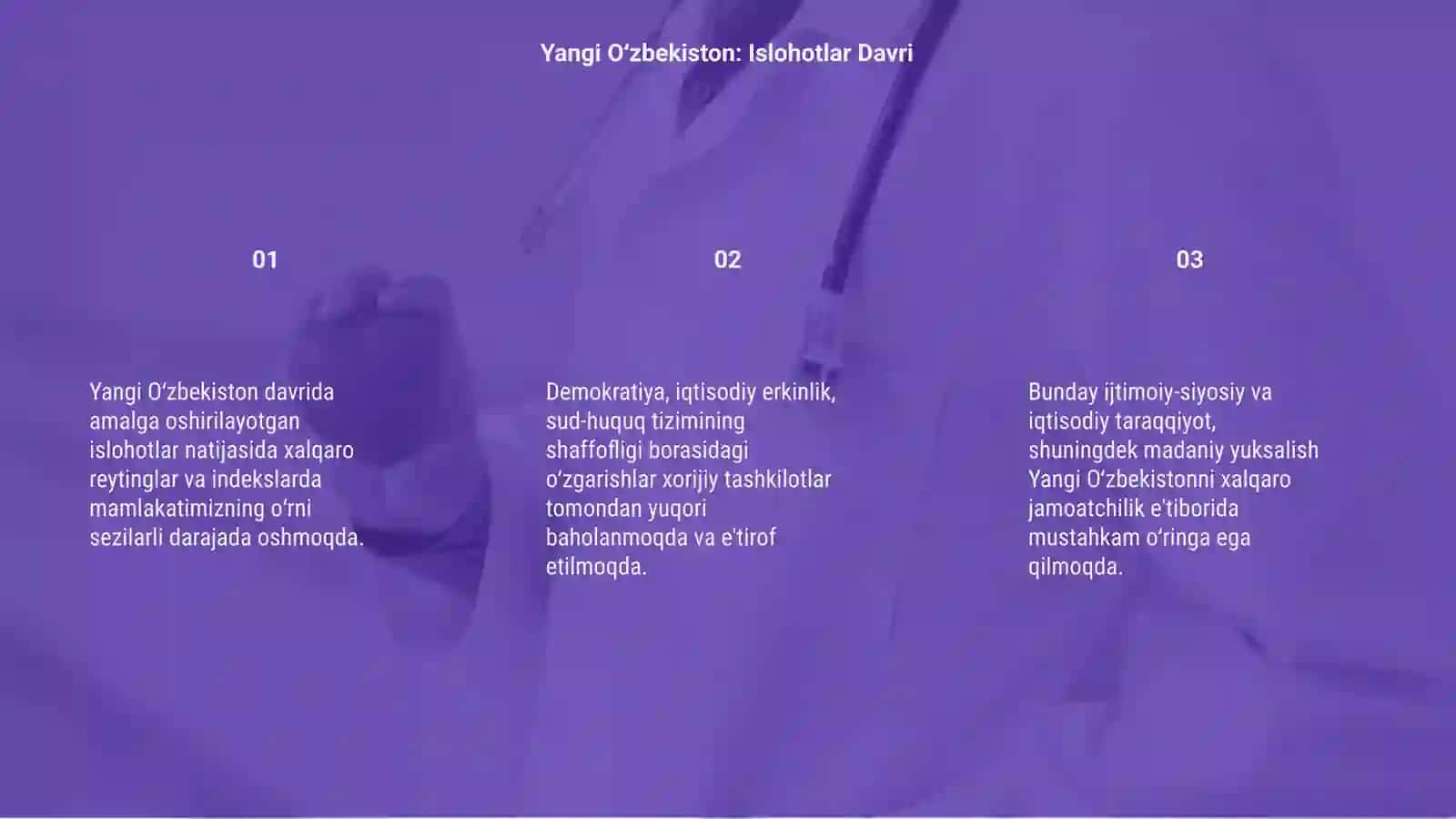 Yangi O‘zbekiston: Islohotlar Davri 3