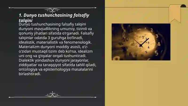 Dunyoning falsafiy mazmuni 3