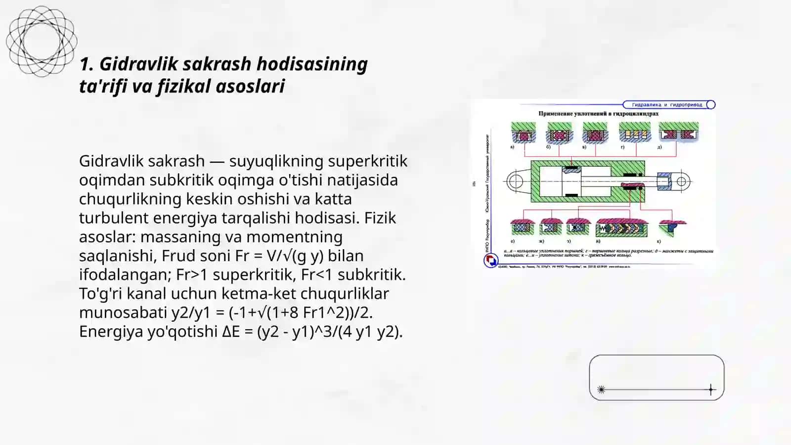Gidravlik sakrash hodisasi 3