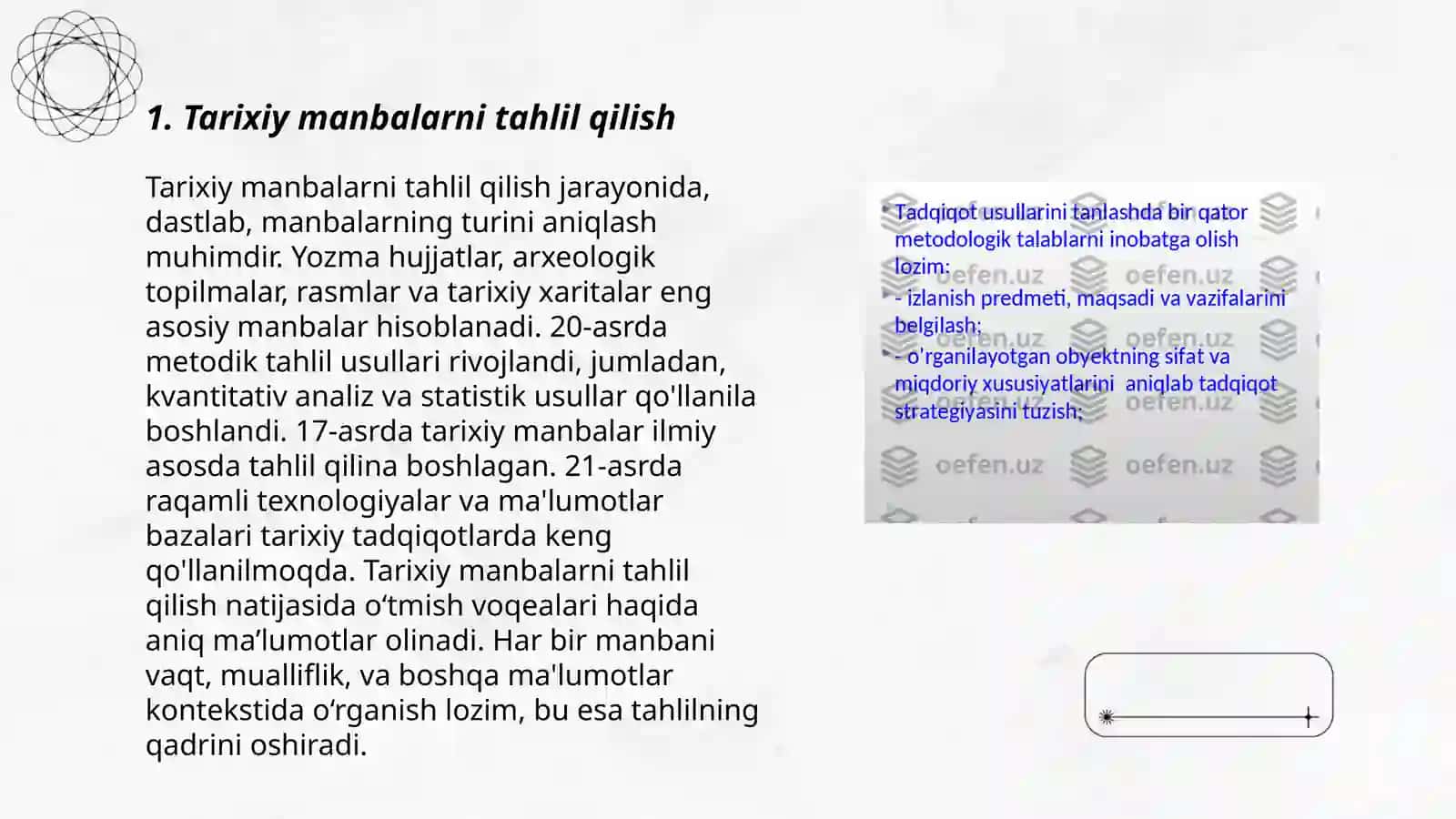 Tarixiy tadqiqot metod va usullari 3
