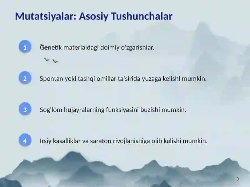 Genetik Buzilishlar 3