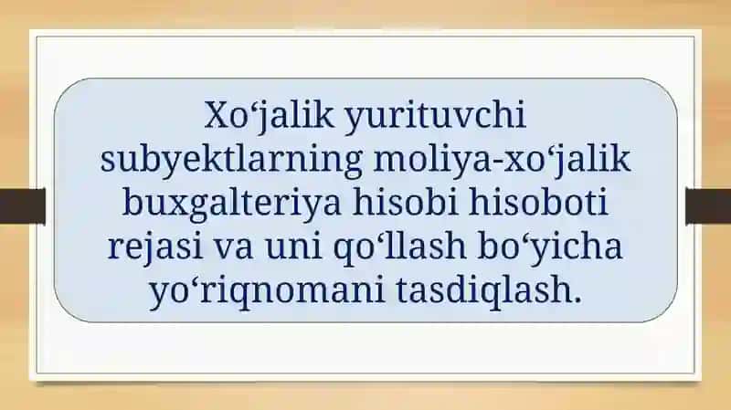 O‘zbekiston Respublikasi Buxgalteriyahisobiningmilliystandarti(BHMS № 21) 3