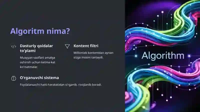 YouTube va TikTok algoritmlari: Axborot qanday yetkaziladi? 3