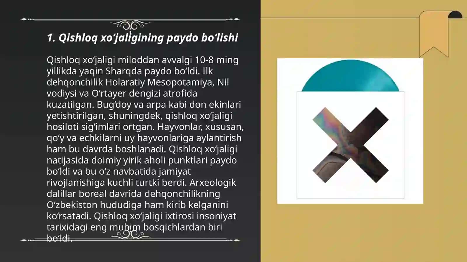 Qishloq xo‘jaligining paydo bo‘lishi 3