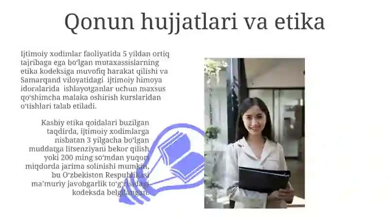 Ijtimoiy hizmatchining malakasi 3