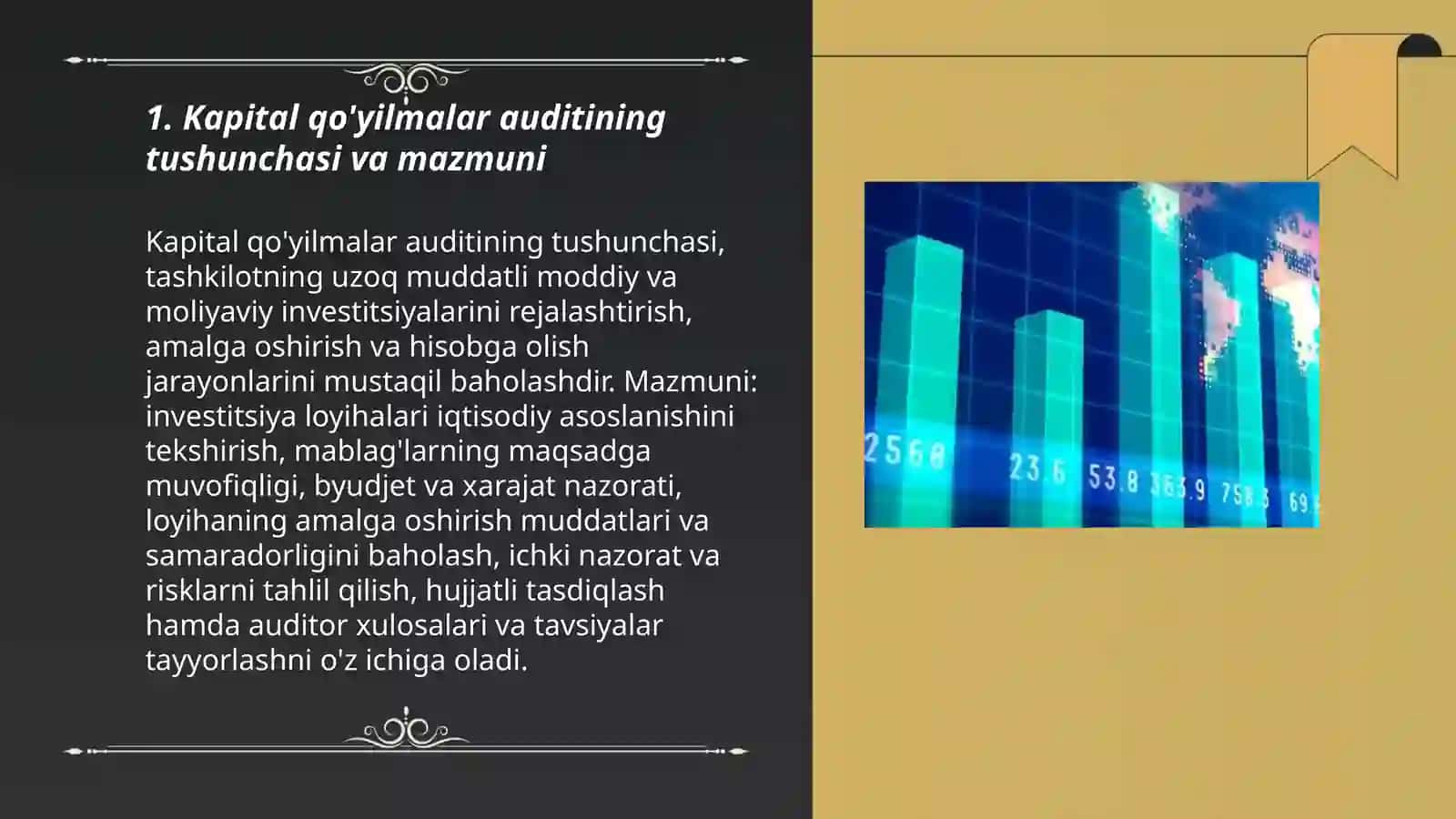Kapital qo'yilmalar auditi 3