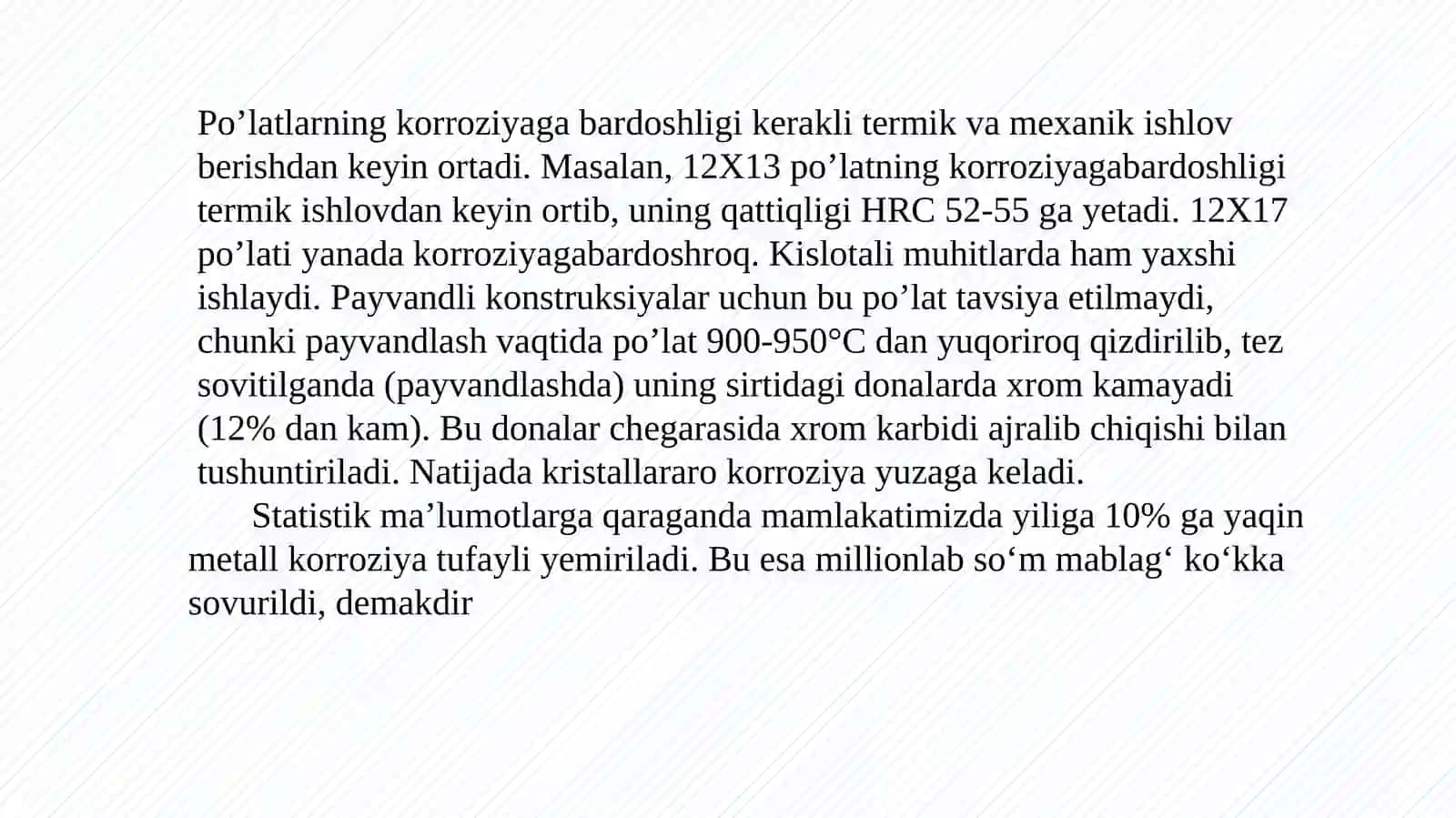 Korroziya, uning turlari va oldini olish choralari 3