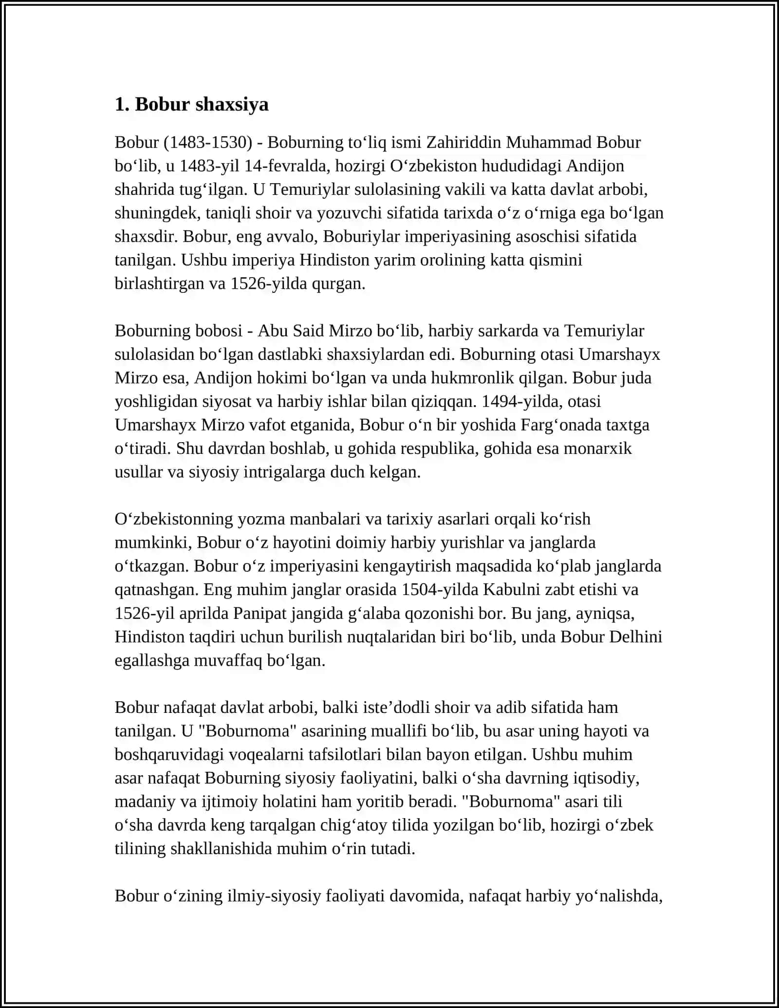 BOBURNING MUXTASAR ASARI HAQIDA 3