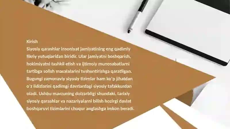 Siyosiy qarashlar va nazariyalarining rivojlanishi 3