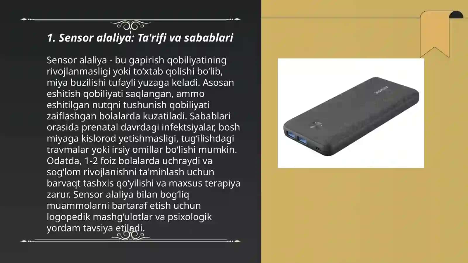 Sensor alaliya.Sensor alaliyaning asosiy belgilari 3