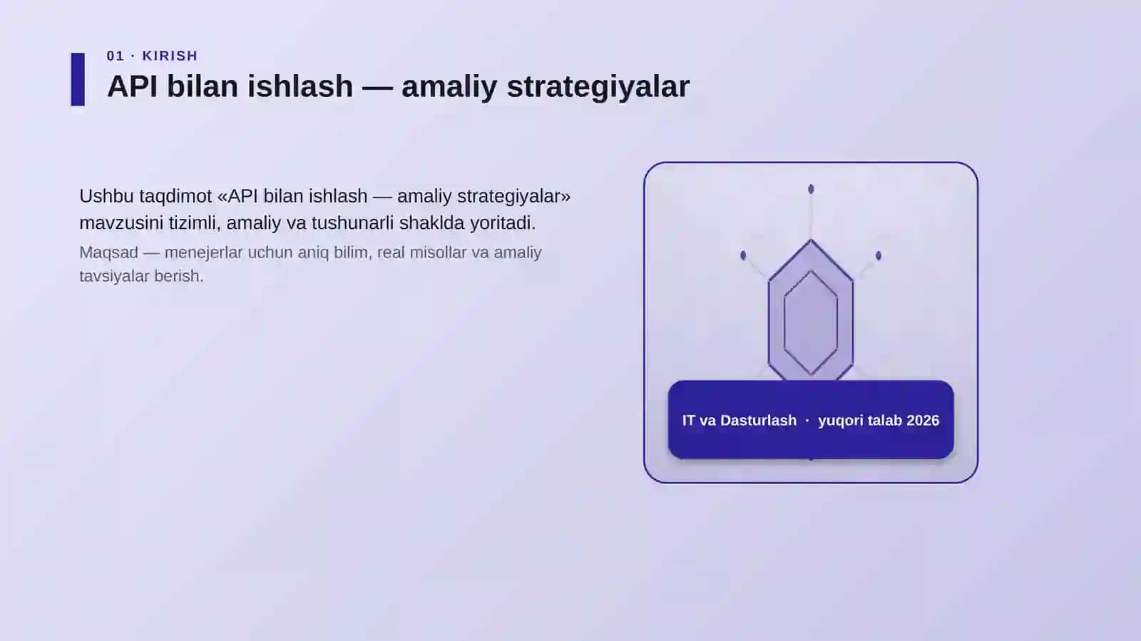 API bilan ishlash — amaliy strategiyalar 3