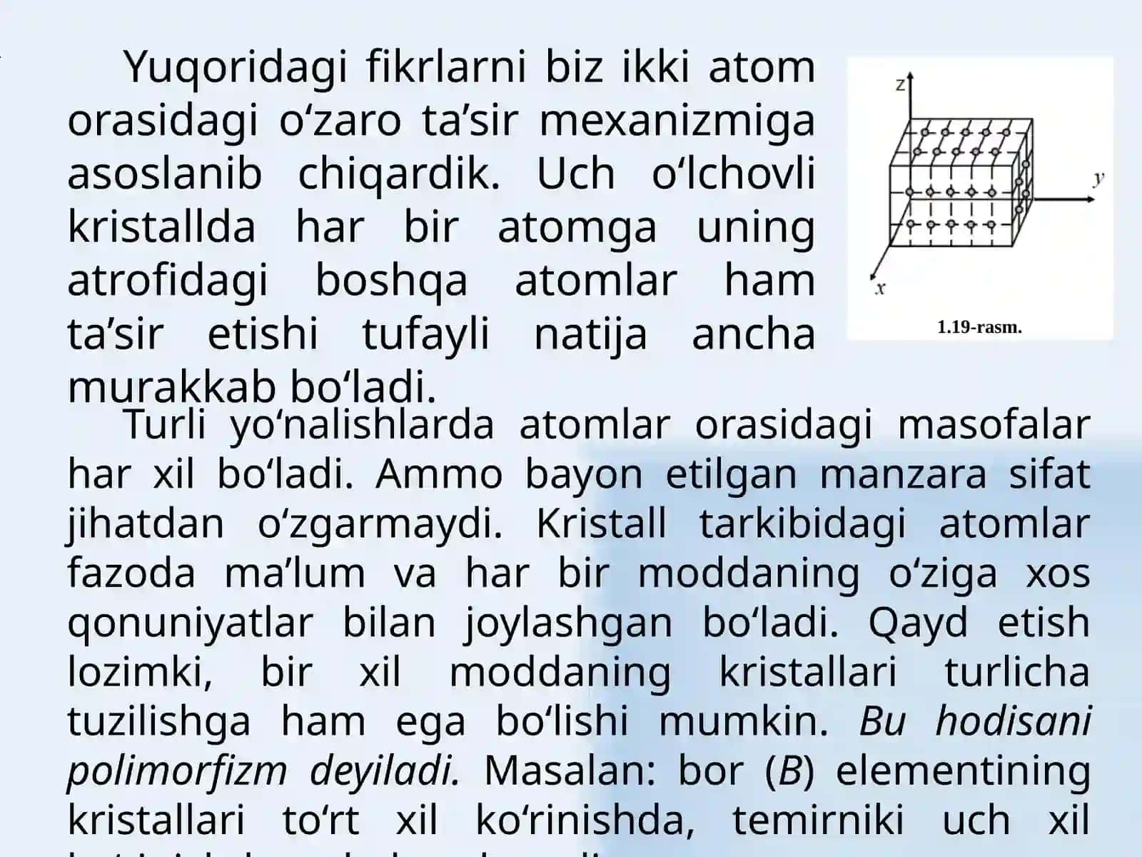 Kristallarning tuzilishi 3