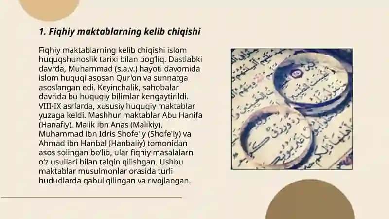Islom fiqhiy maktablari 3