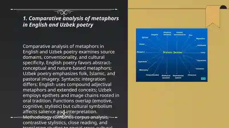 Stylistic devices in english and uzbek literature: a comparative approach 3