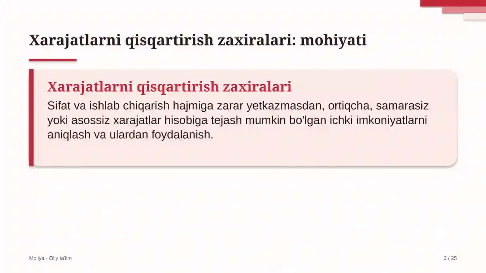 Ko'rgazma-yarmarkalarda xarajatlarni qisqartirish zaxiralari 3