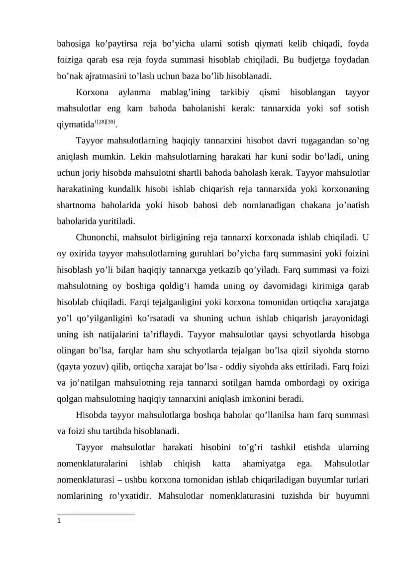 Mahsulot (ish va xizmat) larni sotish hisobi 3