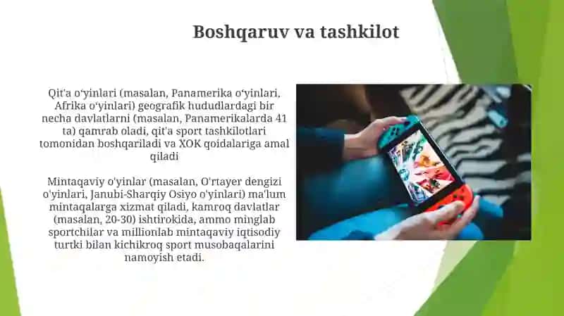 Qit'a va regional õyinlar 3