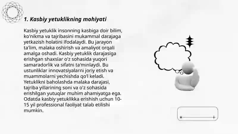 Kasbiy Yetuklikning Mohiyati 3
