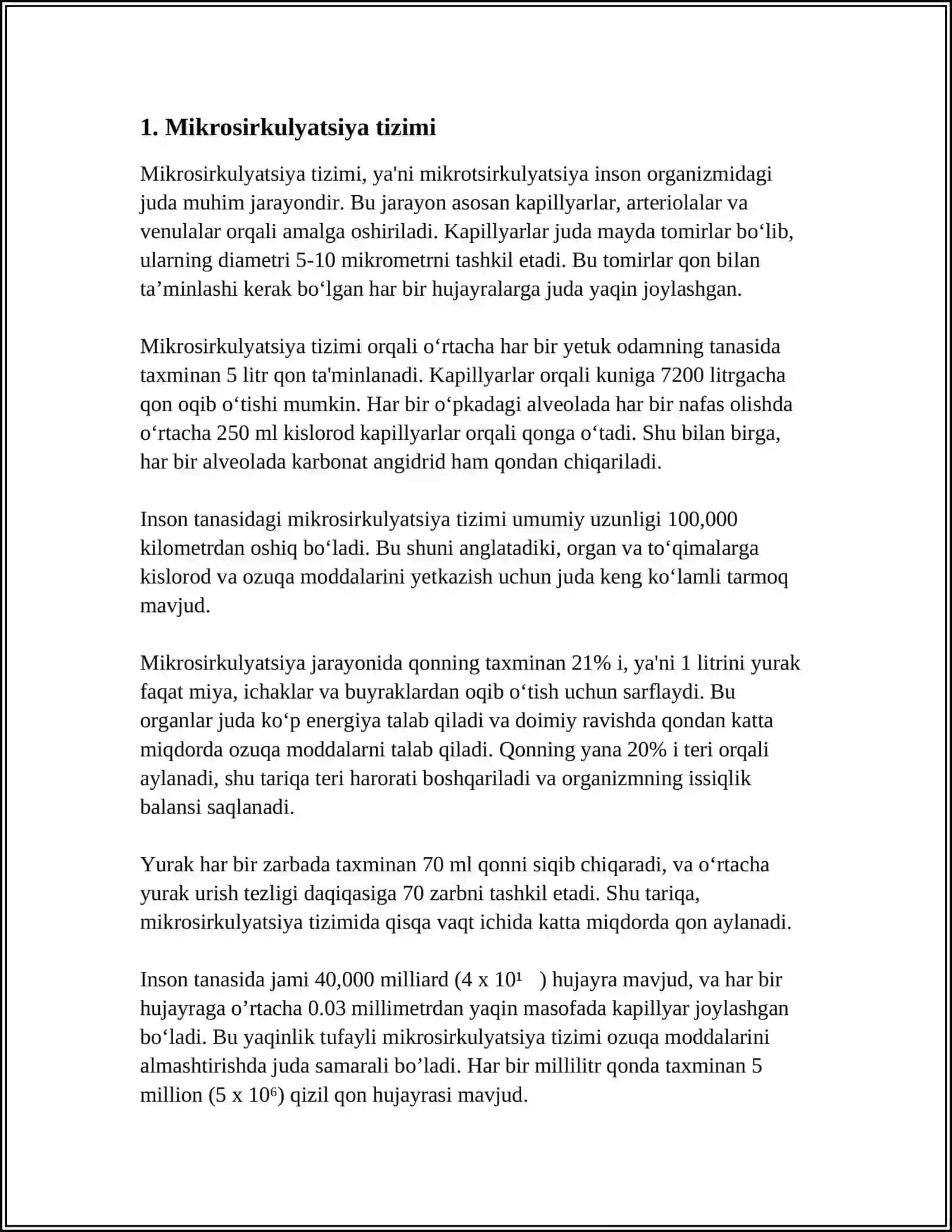 MIKROSIRKULYATSIYA HAQIDA TUSHUNCHA 3