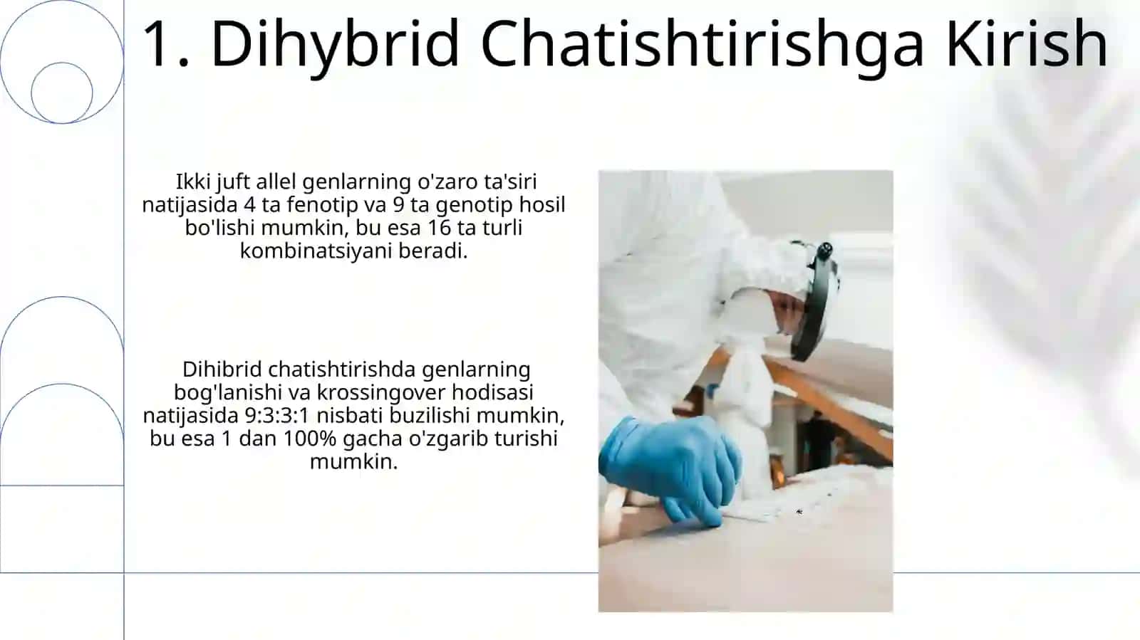 Dihybrid Chatishtirishga Kirish 3