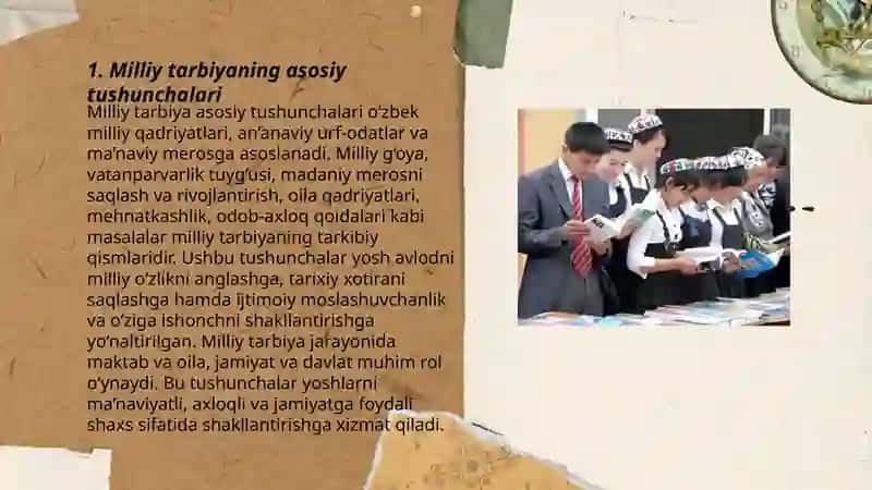 Milliy tarbiya an'analaridan foydalanish 3