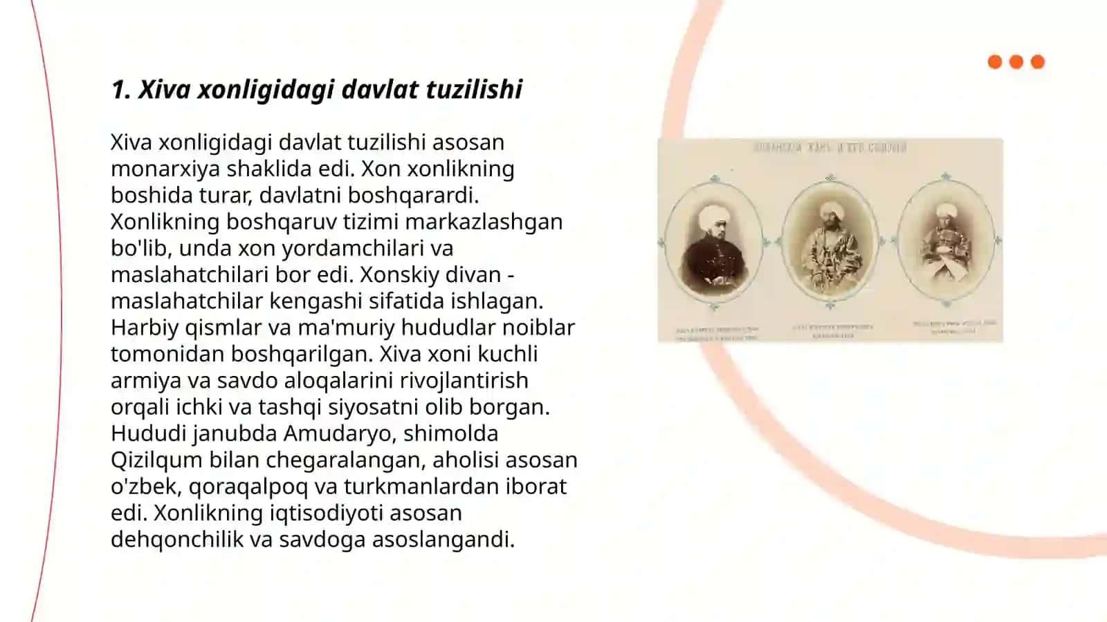 Xiva xonligidagi mansablar 3