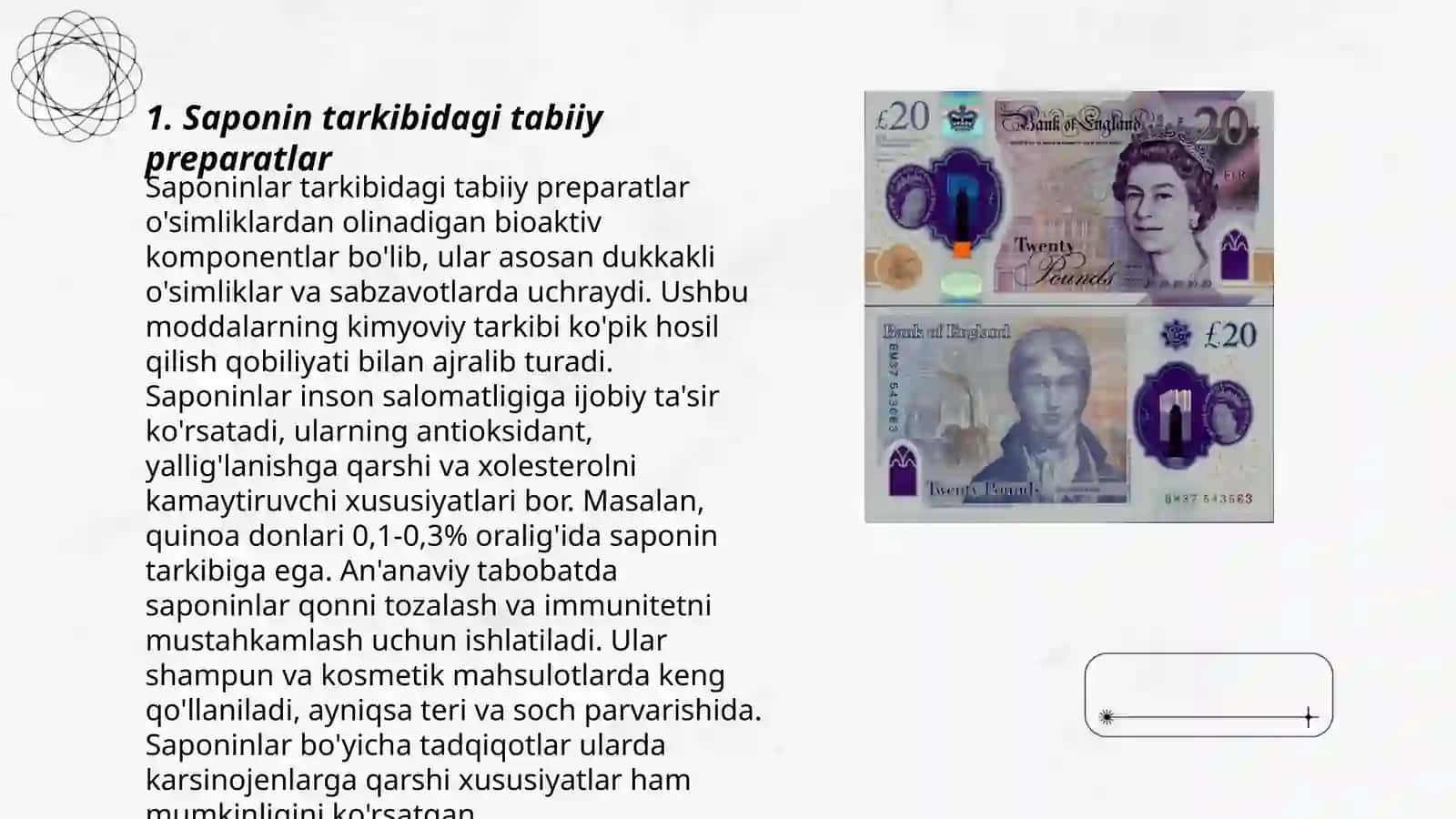 Saponin tarkibidagi tabiiy preparatlar 3