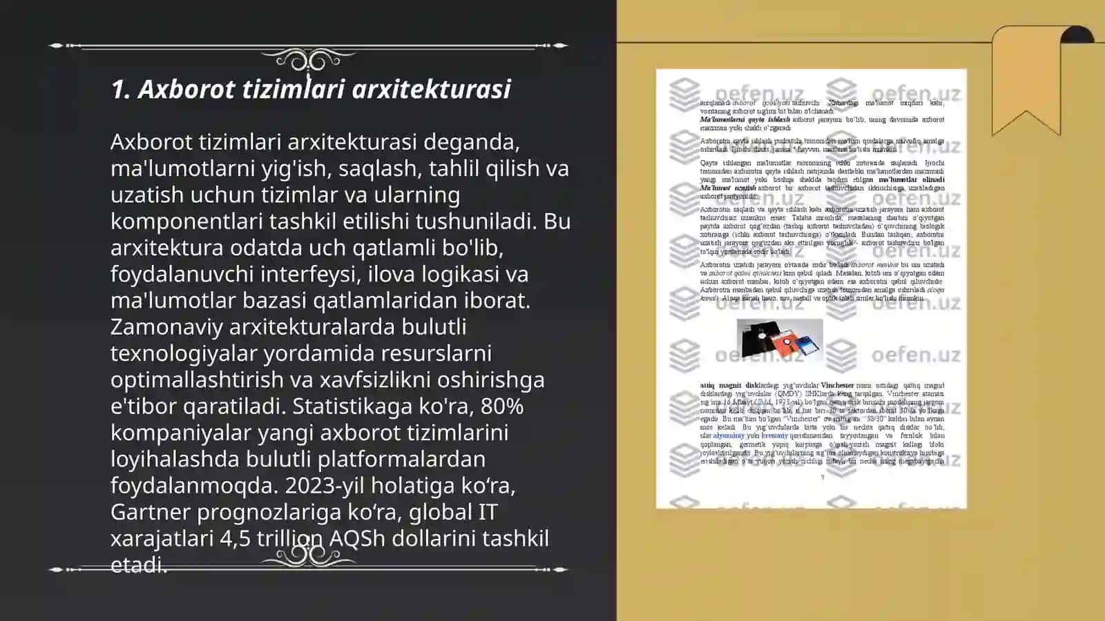 Axborotni qayta ishlash texnalogiyalari 3