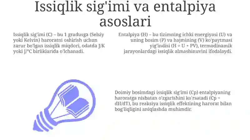 Issiqlik effektini temperaturaga bogʻliqligi 3